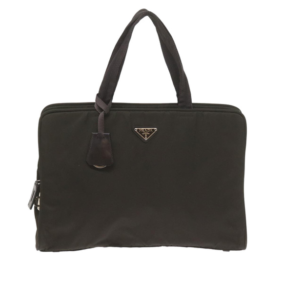 PRADA Tote Bag Nylon Khaki Auth 60769 - Picture 13 of 16